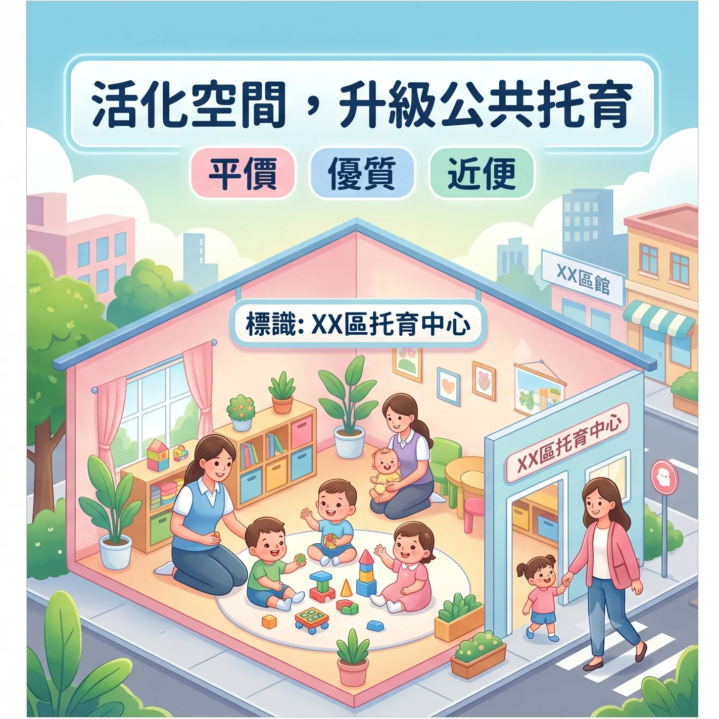 台中市XX區公共托育計劃
