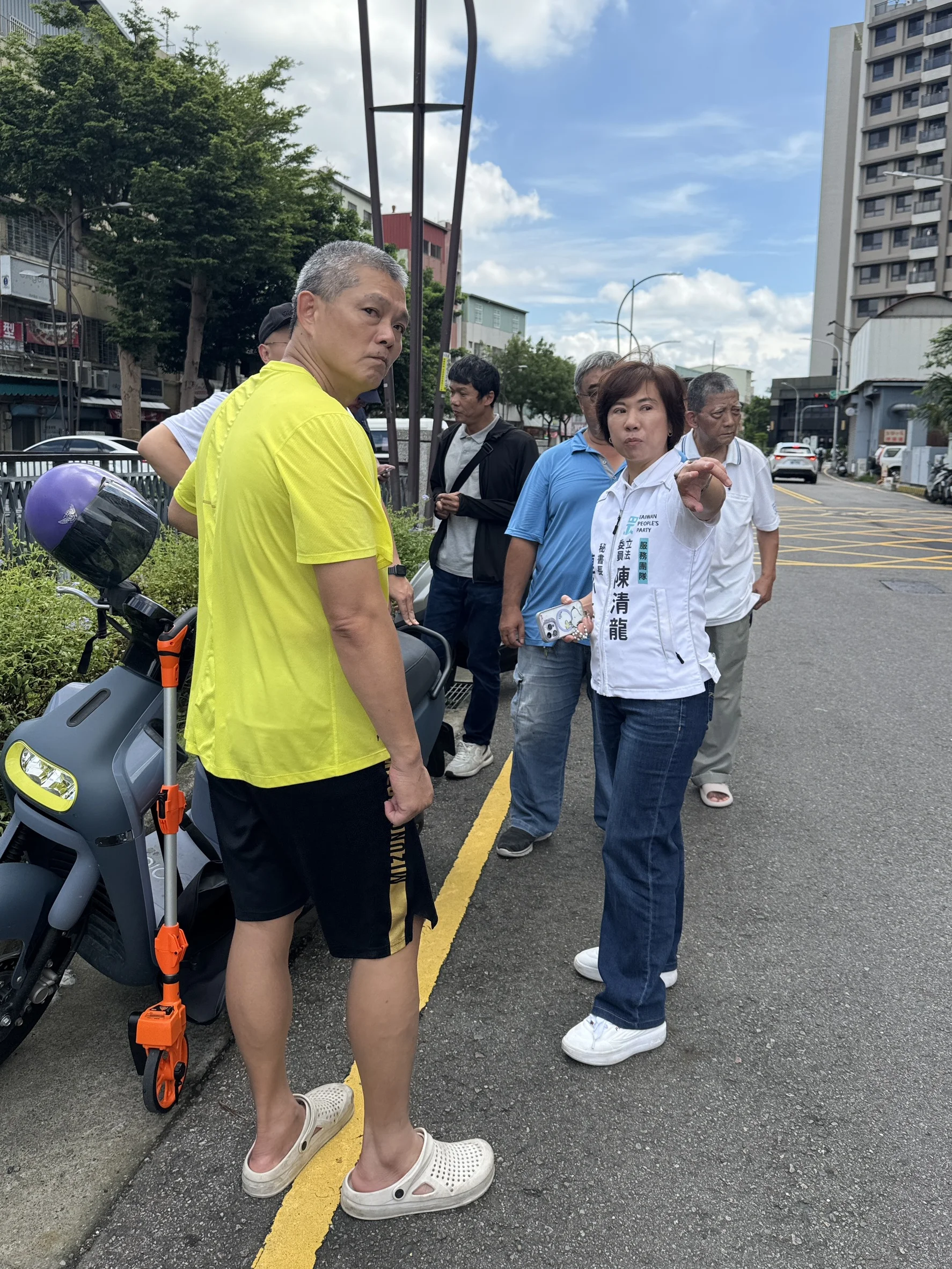既有標線調整或劃設機慢車停車格